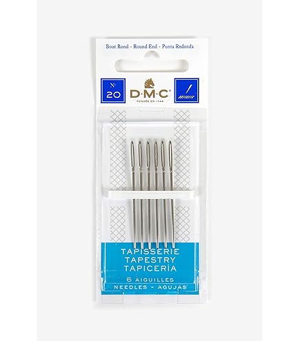Amazon.com: DMC 1767-18/22 Tapestry Hand Needles, 6-Pack, Size 18